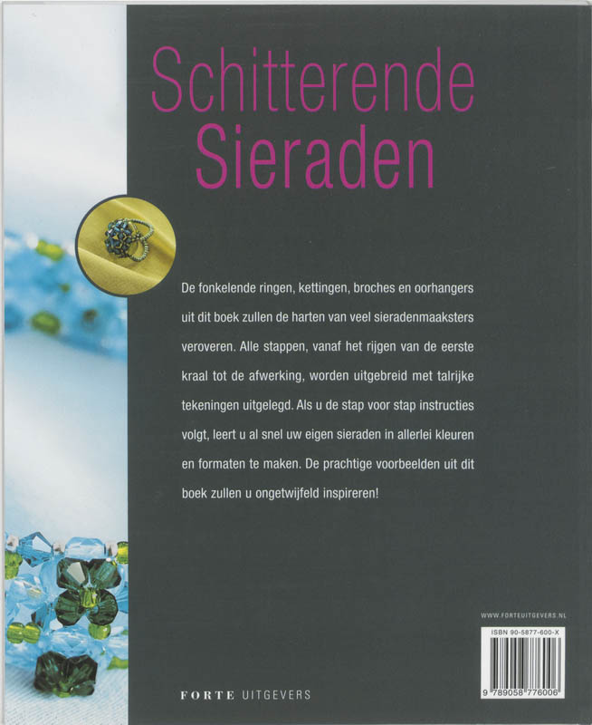 SCHITTERENDE SIERADEN achterkant