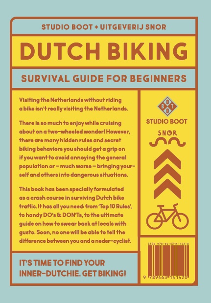 Dutch biking survival guide for beginners achterkant