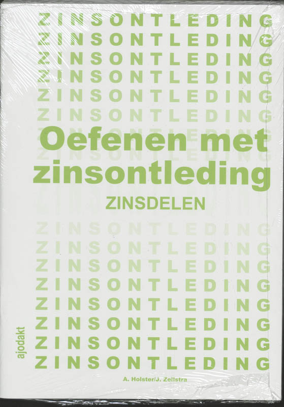 OEFENEN MET ZINSDELEN (3DE GRAAD) - LEERLINGENBOEK 5 EX.
