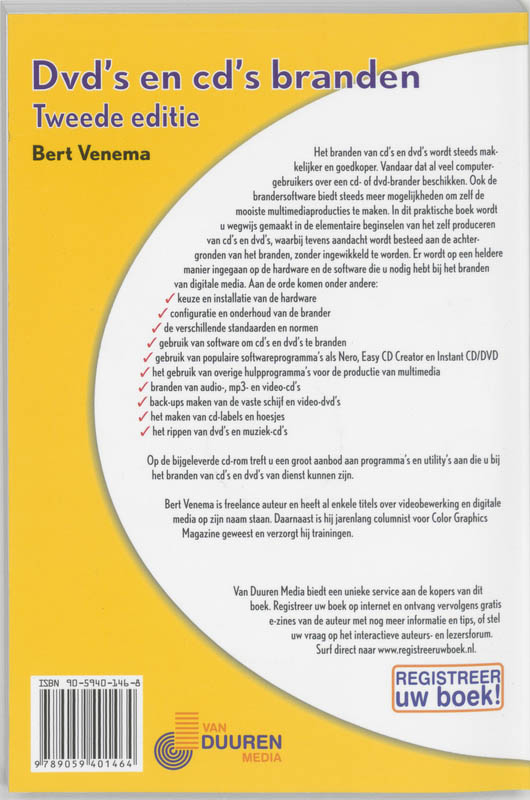 Dvd's en cd's branden / Computeridee achterkant