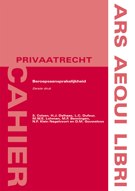 Beroepsaansprakelijkhied / Ars Aequi Cahiers - Privaatrecht