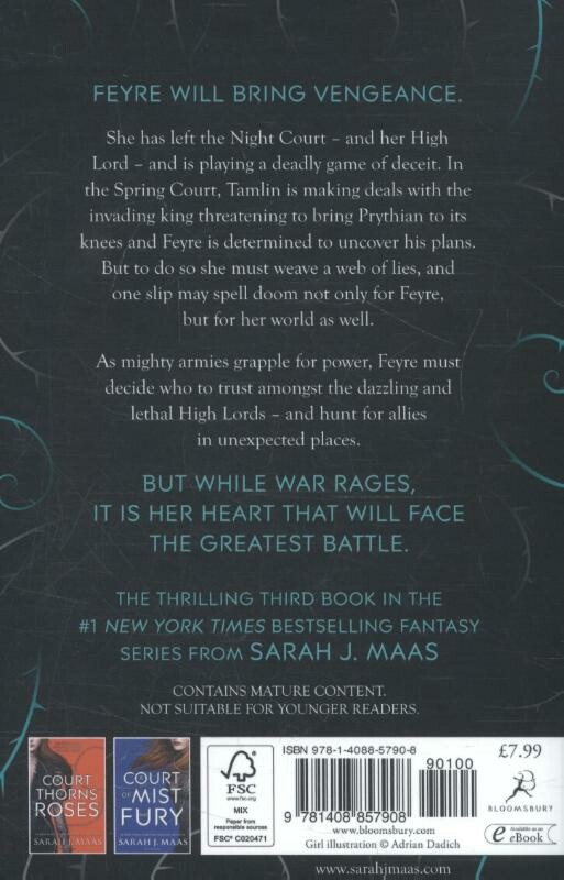 A court of wings and ruin / A Court of Thorns and Roses / 3 A court of wings and ruin / A Court of Thorns and Roses / 3 achterkant