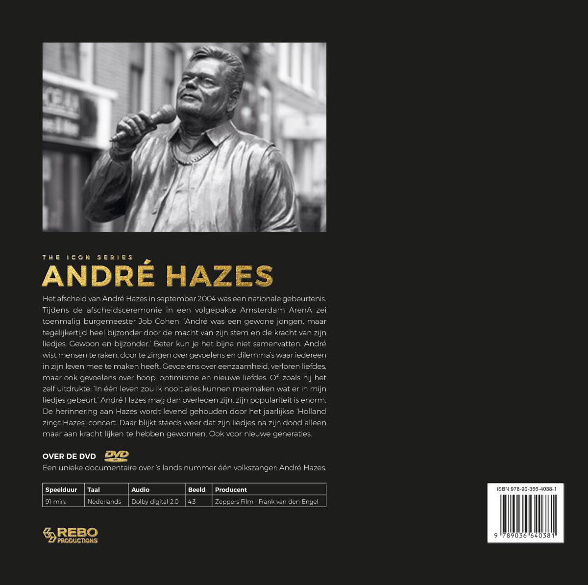 André Hazes - The Icon Series met DVD / The Icon Series achterkant