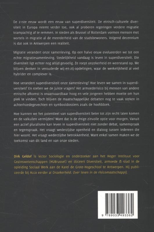 Superdiversiteit Superdiversiteit achterkant
