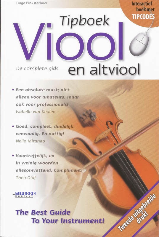 Tipboek viool en altviool / Tipboek-serie