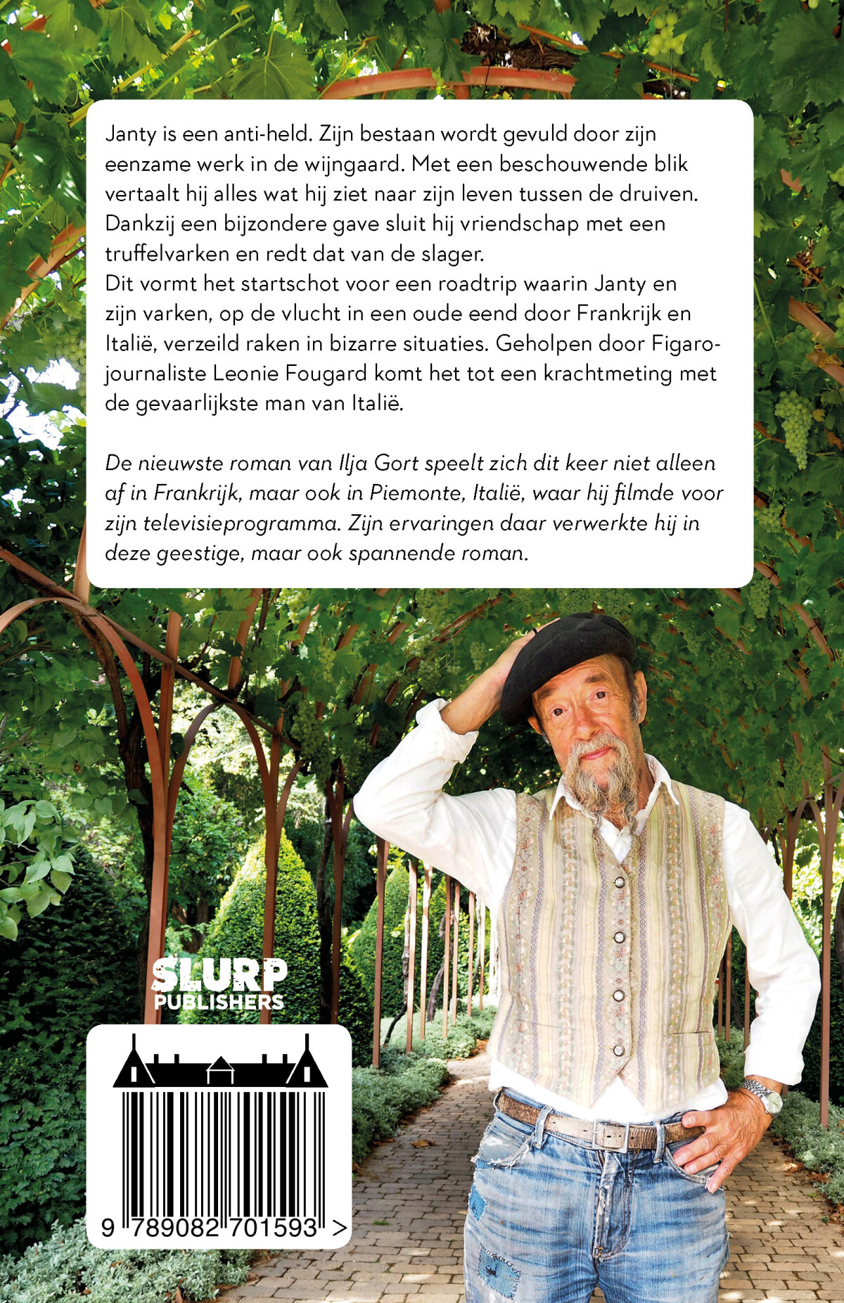 De druivenfluisteraar De druivenfluisteraar achterkant