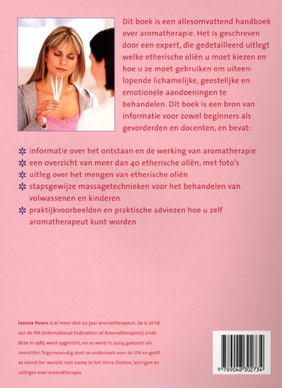 Handboek aromatherapie achterkant