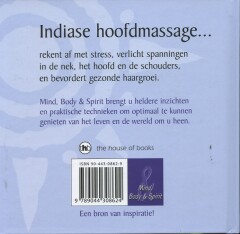 Indiase hoofdmassage / Mind, Body & Spirit Indiase hoofdmassage / Mind, Body & Spirit achterkant