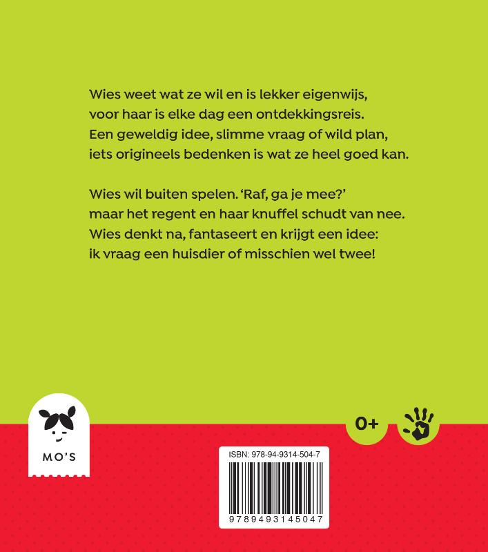 Wies wil een kangoeroe / Mo's Daughters Wies achterkant