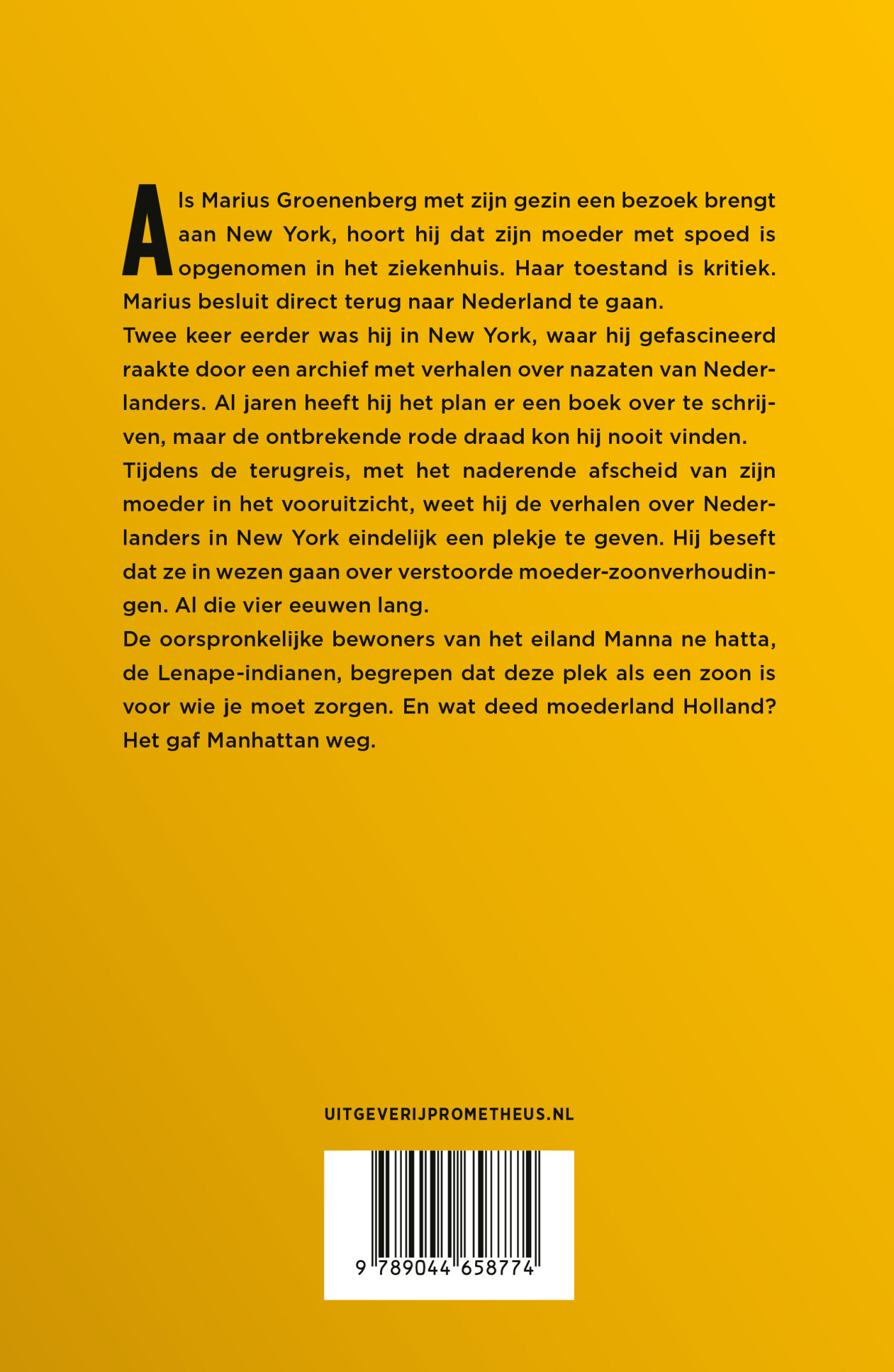 Eiland zonder schaduw achterkant
