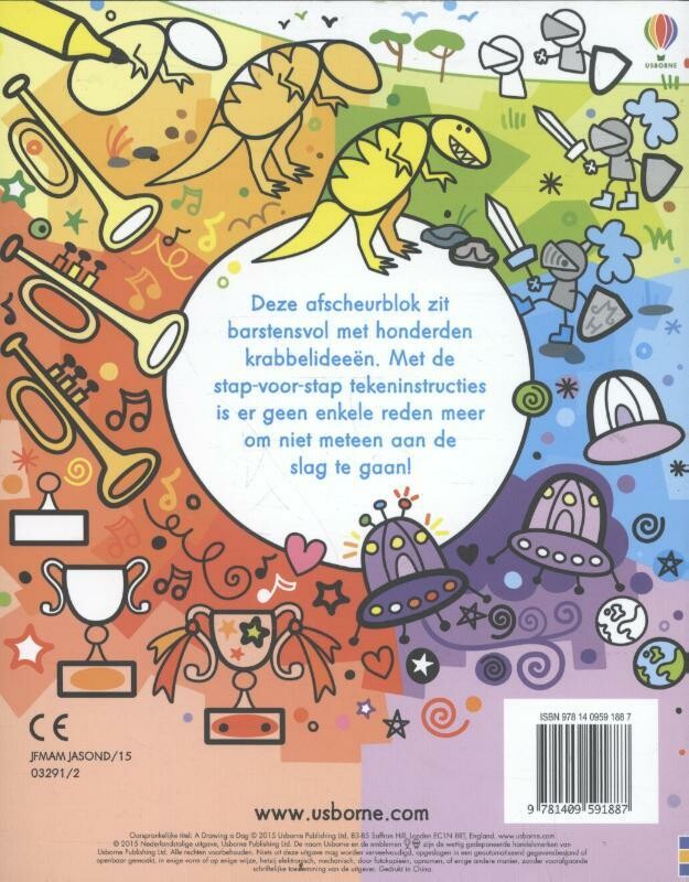 Dagelijkse krabbels achterkant