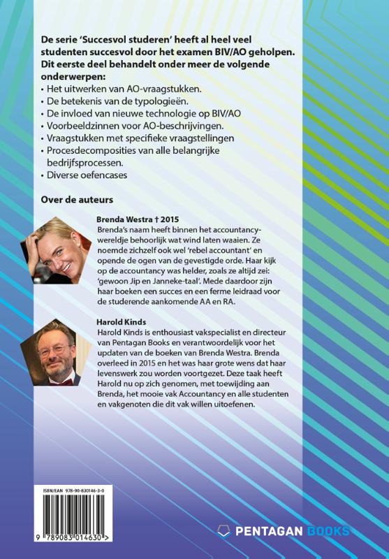 Succesvol studeren voor BIV/AO / deel 1 / Succesvol Studeren voor BIV/AO / 1 achterkant
