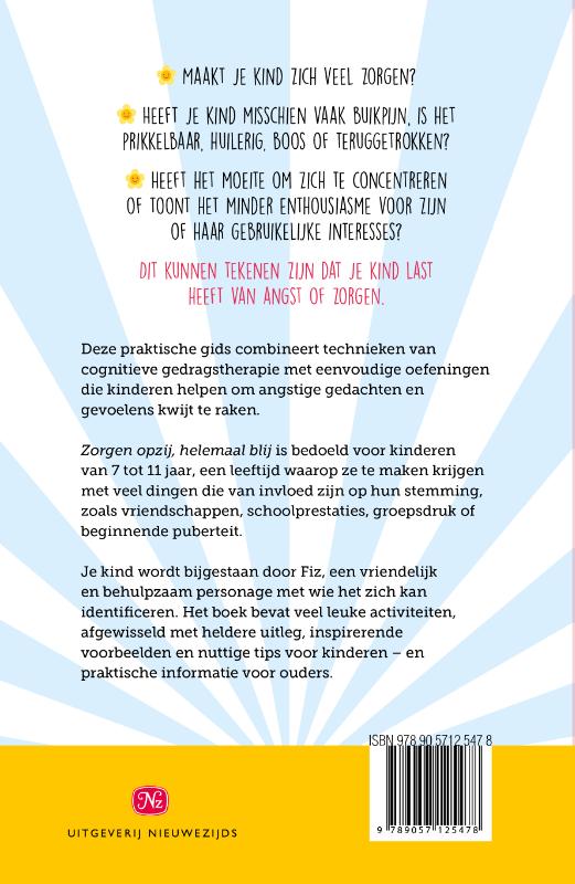 Zorgen opzij, helemaal blij achterkant