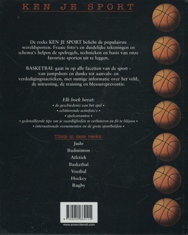 Basketbal / Ken je sport achterkant