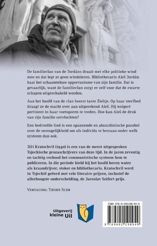 Een bedroefde God achterkant