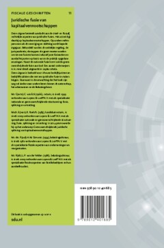 Juridische fusies van kapitaalvennootschappen / Fiscale geschriften / 11 achterkant