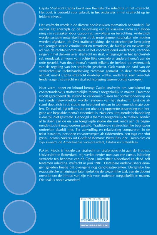 Capita strafrecht / Ars Aequi Cahiers Capita strafrecht / Ars Aequi Cahiers achterkant