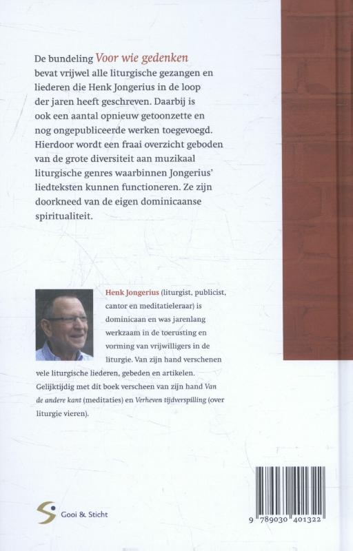 Voor wie gedenken achterkant