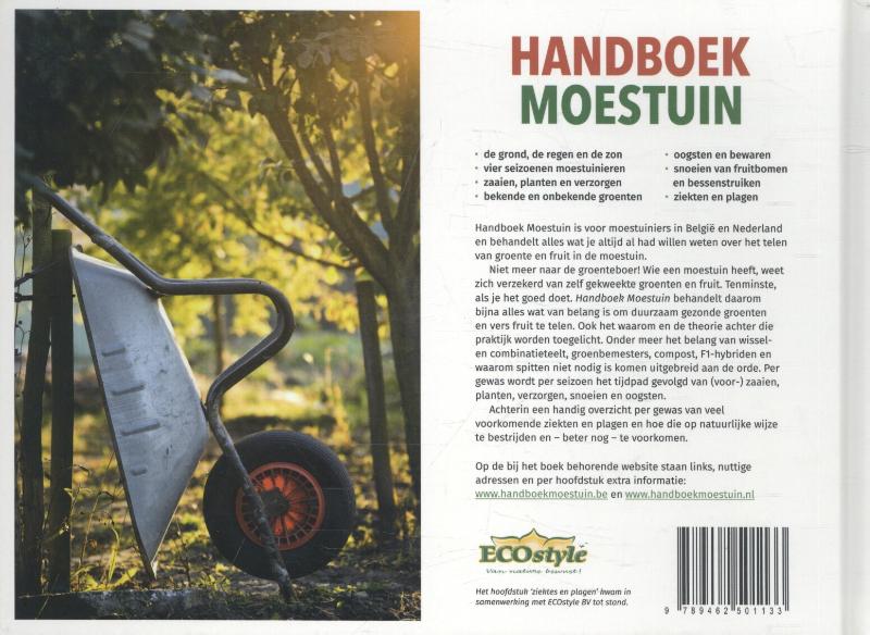 Handboek moestuin achterkant