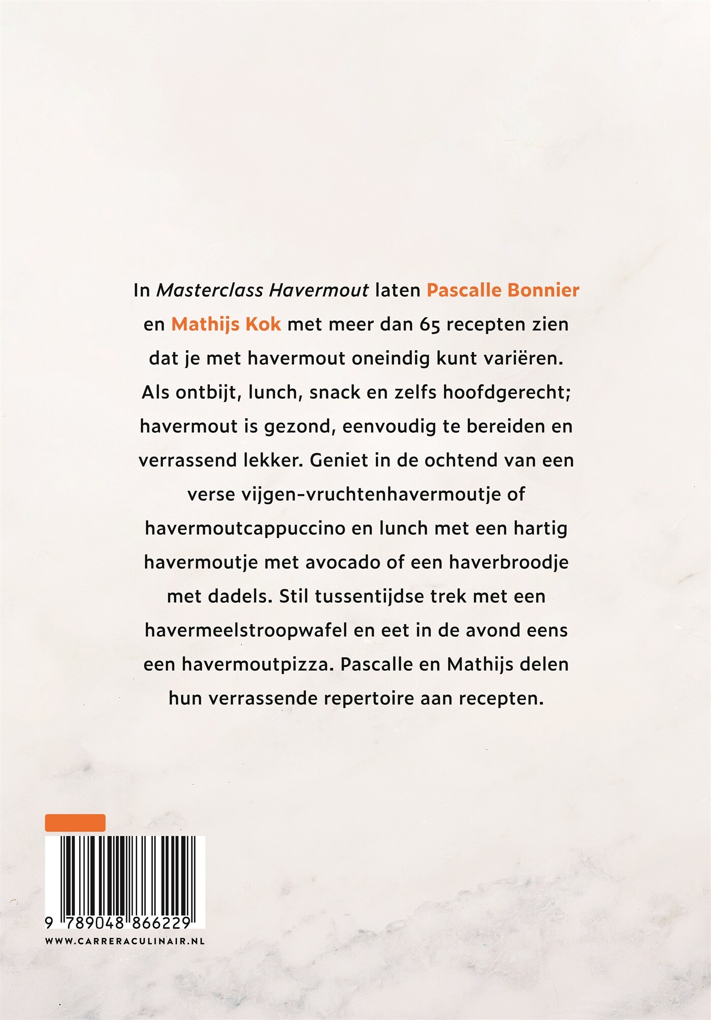 Havermout / Masterclass achterkant
