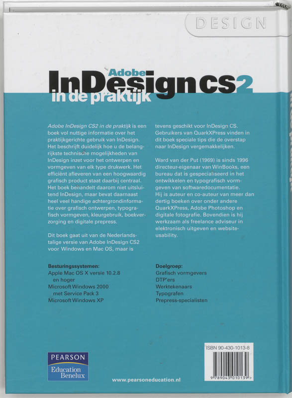 Adobe InDesign CS2 in de praktijk / Design achterkant