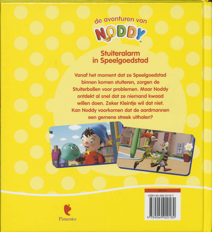 Stuiteralarm in Speelgoedstad / De avonturen van Noddy achterkant