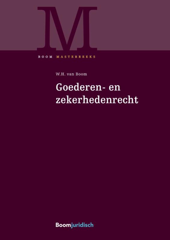 Boom Juridische studieboeken  -   Goederen- & zekerhedenrecht