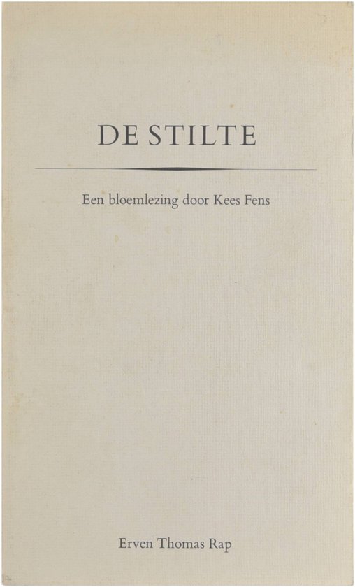 boekenbalie_9789060051931_cover Stilte
