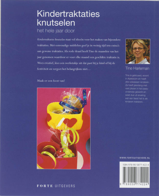 Kindertraktaties Knutselen achterkant