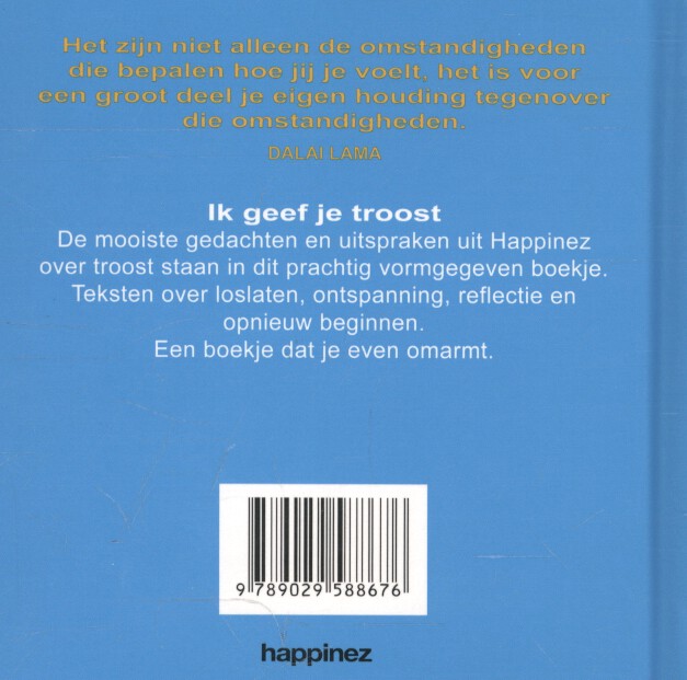 Ik geef je troost / Happinez achterkant