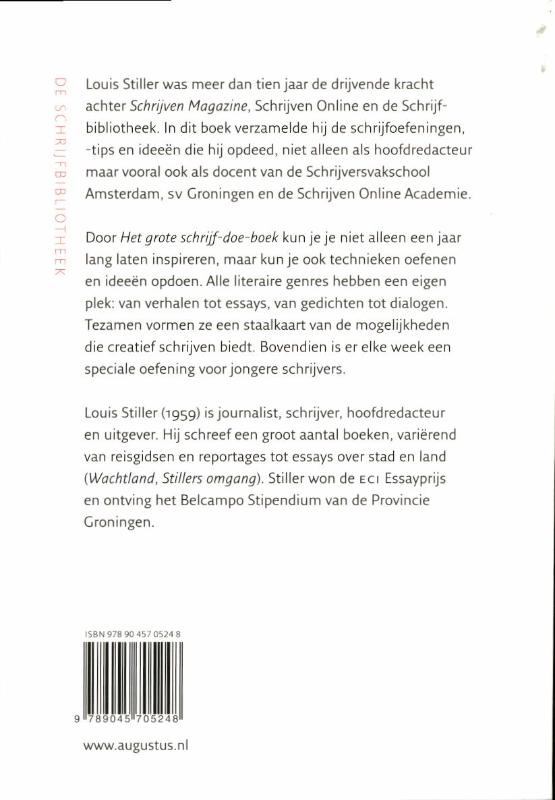 Het grote schrijf-doe-boek / De schrijfbibliotheek achterkant