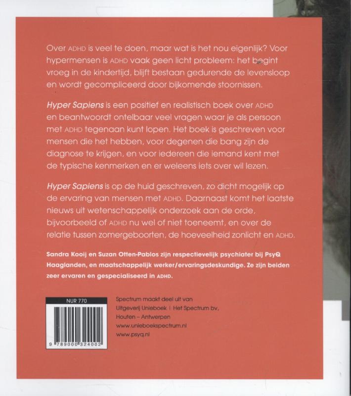 Hyper sapiëns achterkant