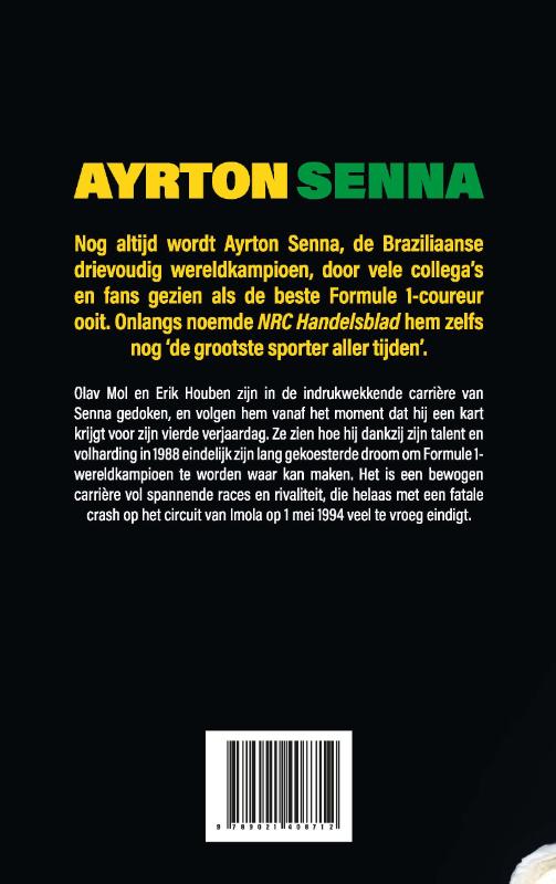 Ayrton Senna achterkant