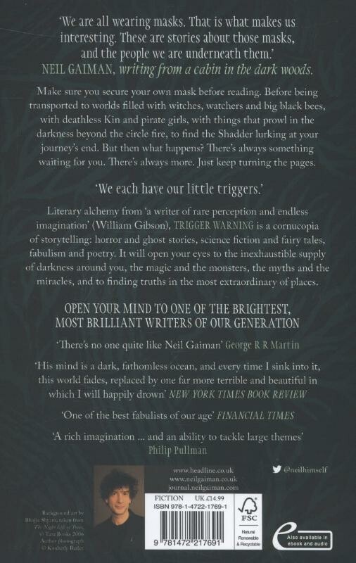 Trigger Warning achterkant