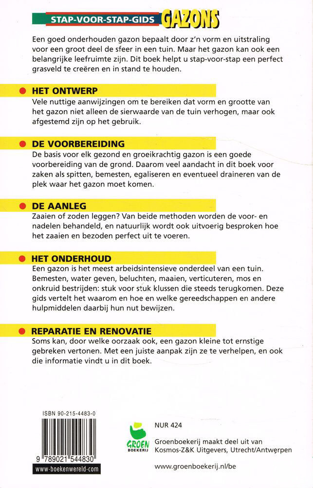 Gazons / Stap-voor-stap-gids achterkant