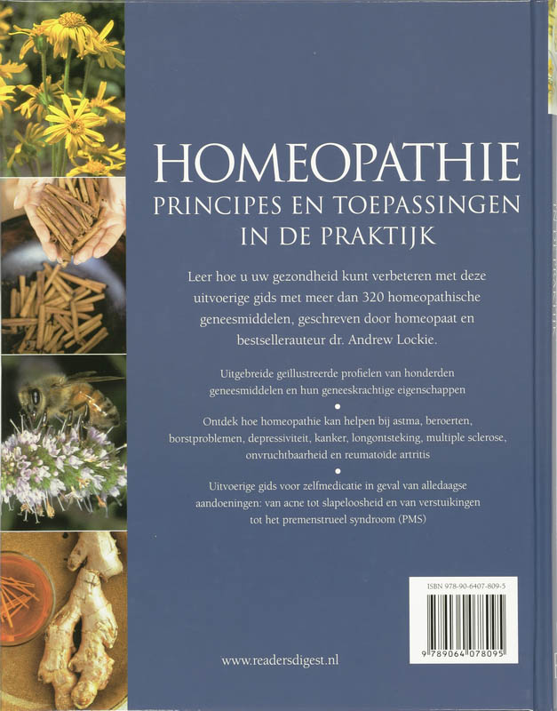 Homeopathie achterkant