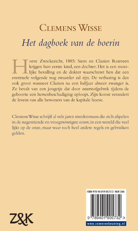 Het dagboek van de boerin achterkant