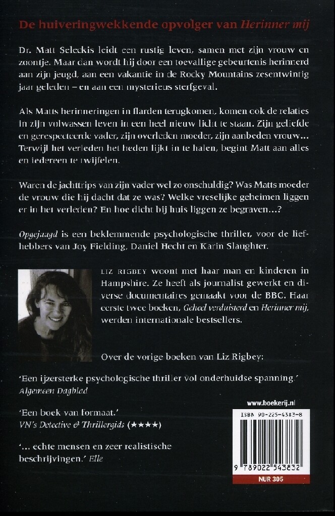 Opgejaagd achterkant