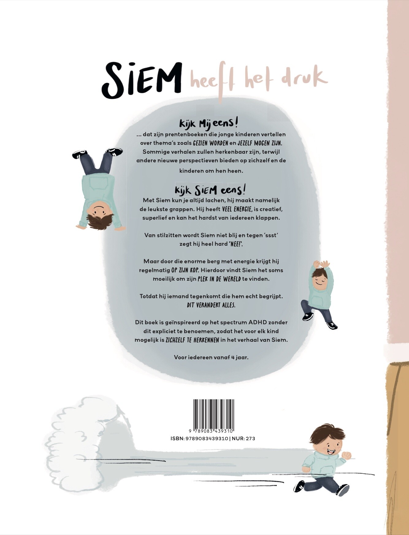 Siem heeft het druk / Kijk mij eens! / 1 achterkant
