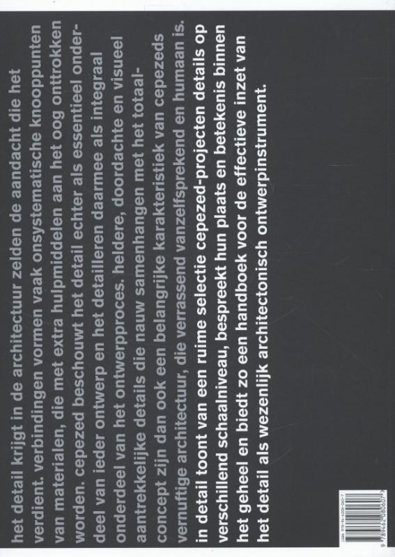 In detail achterkant