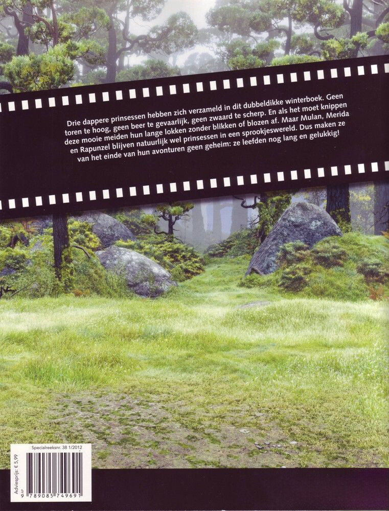 Disney Girl filmstrip winterboek 2012-2013 achterkant