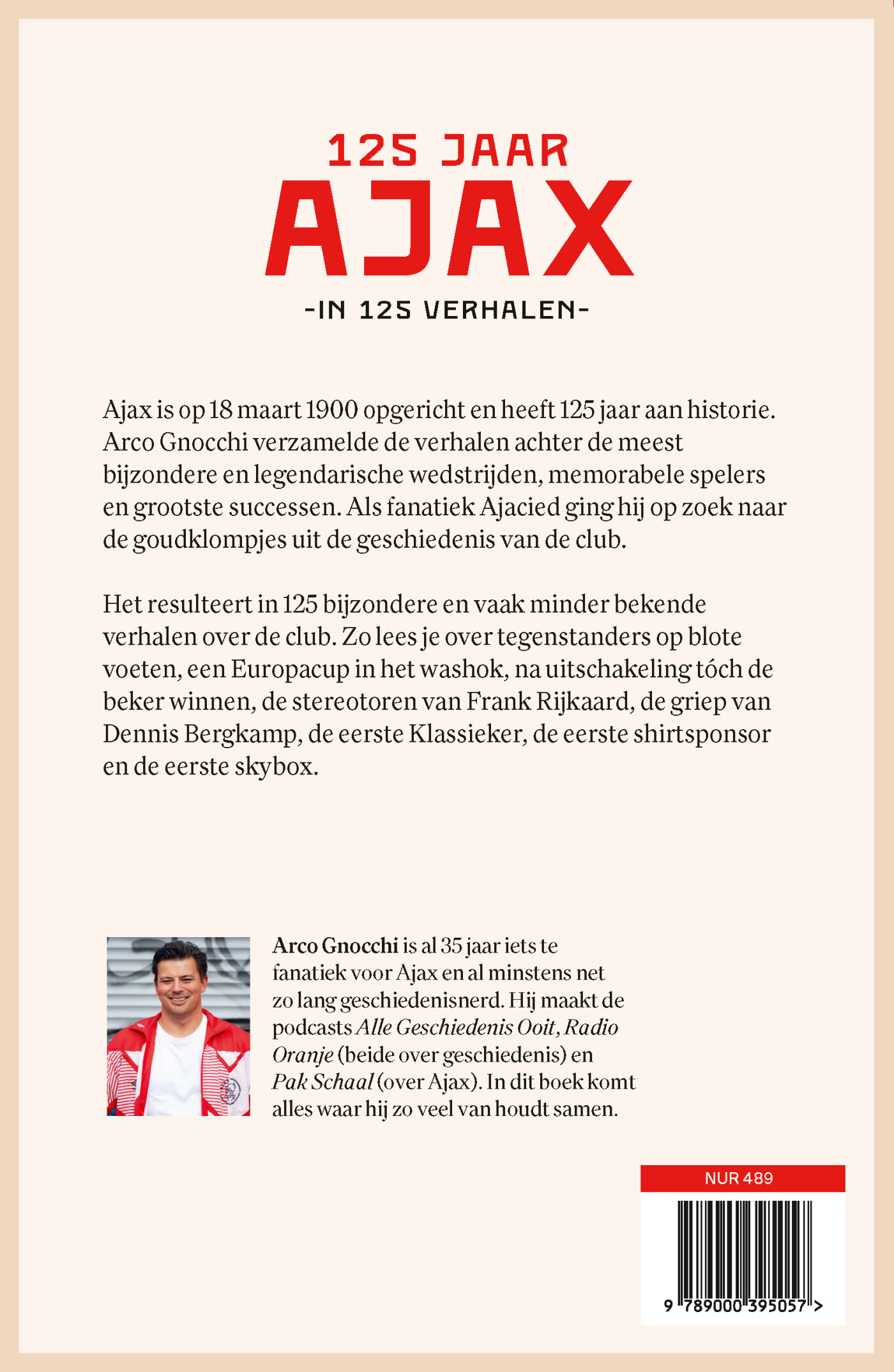 Ajax in 125 verhalen achterkant