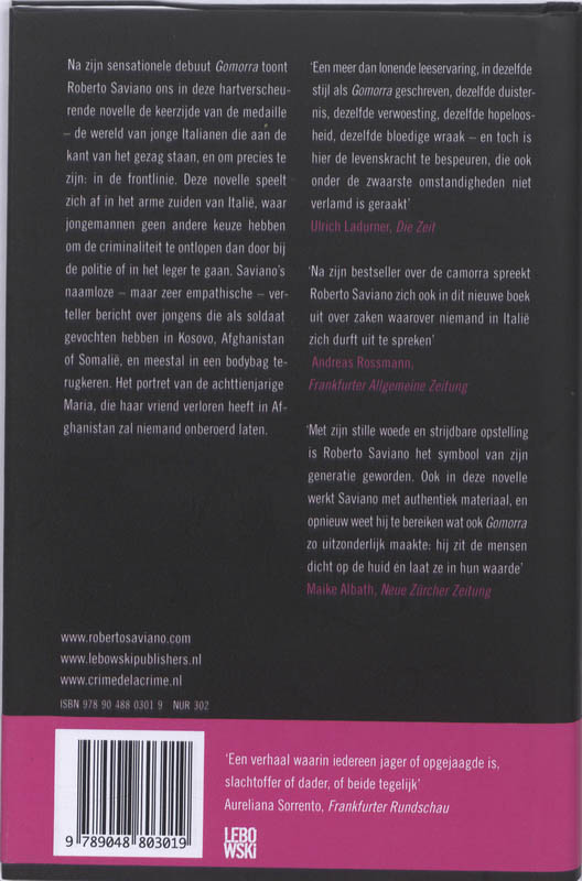 Het tegenovergestelde van dood achterkant