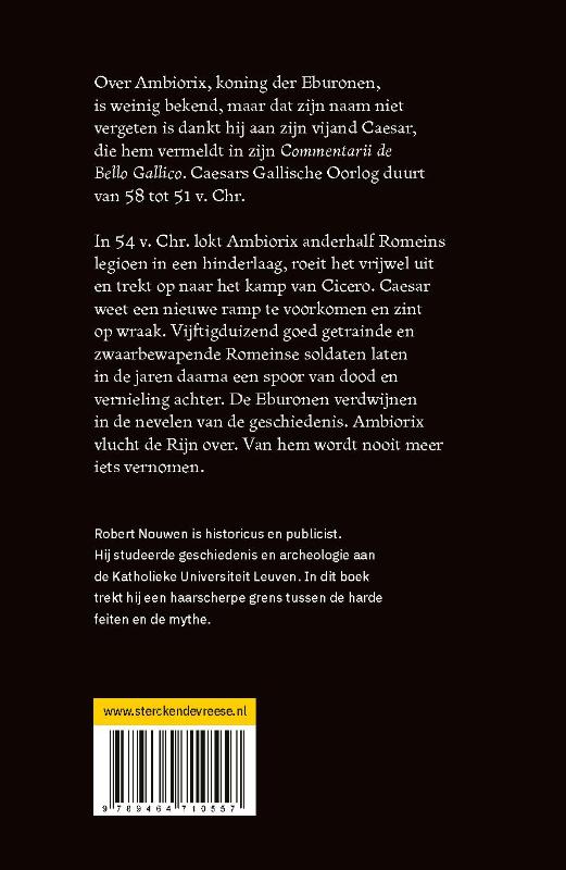 Ambiorix tegen Caesar achterkant