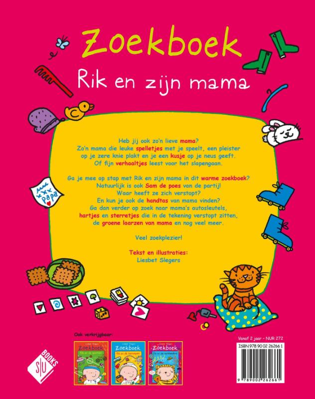 Rik en zijn mama / Zoekboeken Rik achterkant