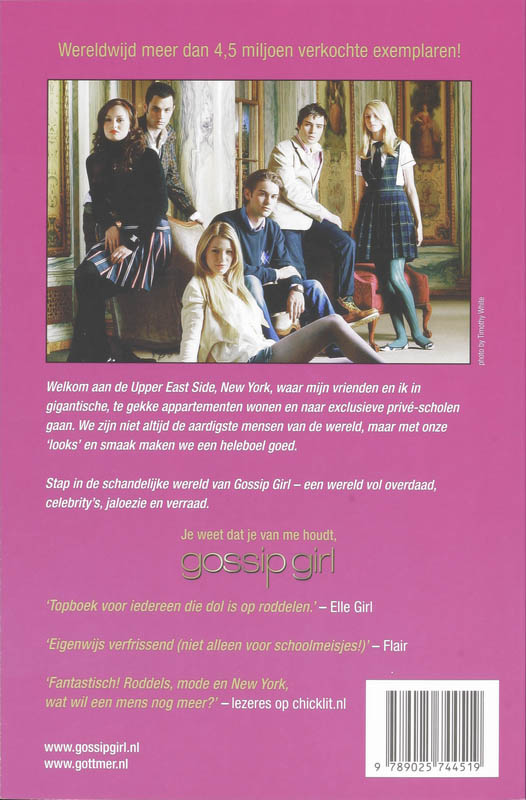 Gossip Girl Tv Editie achterkant