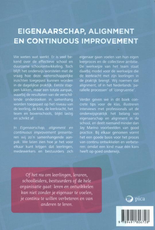 Eigenaarschap en alignment en continuous improvement achterkant