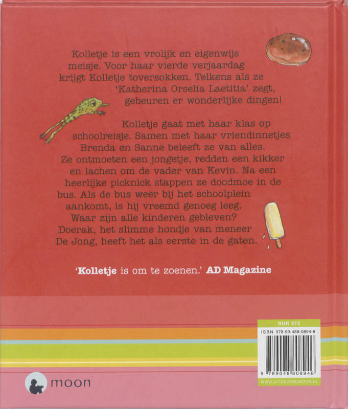 Kolletje gaat op schoolreisje / Kolletje achterkant
