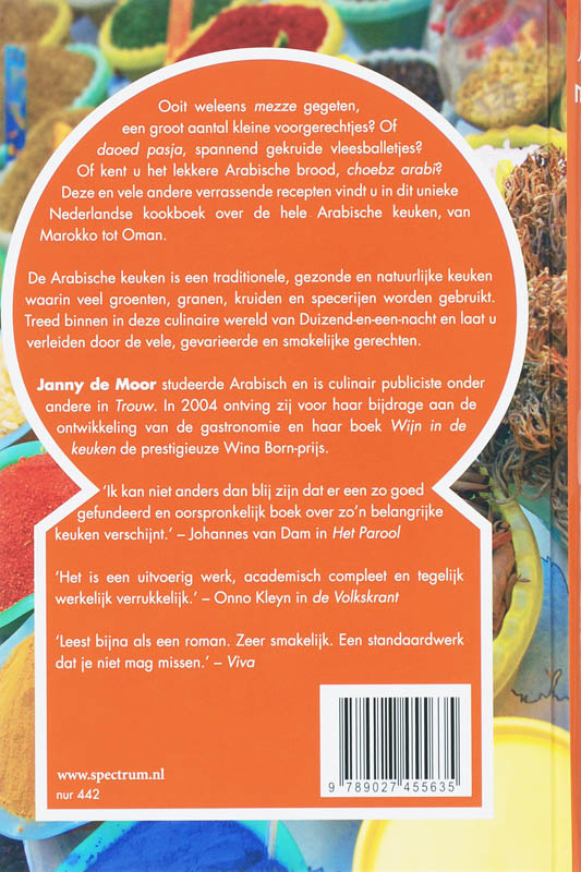Arabisch Kookboek achterkant
