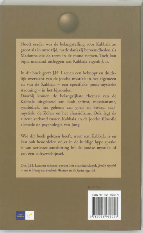 Kabbalah Ontsluierd achterkant